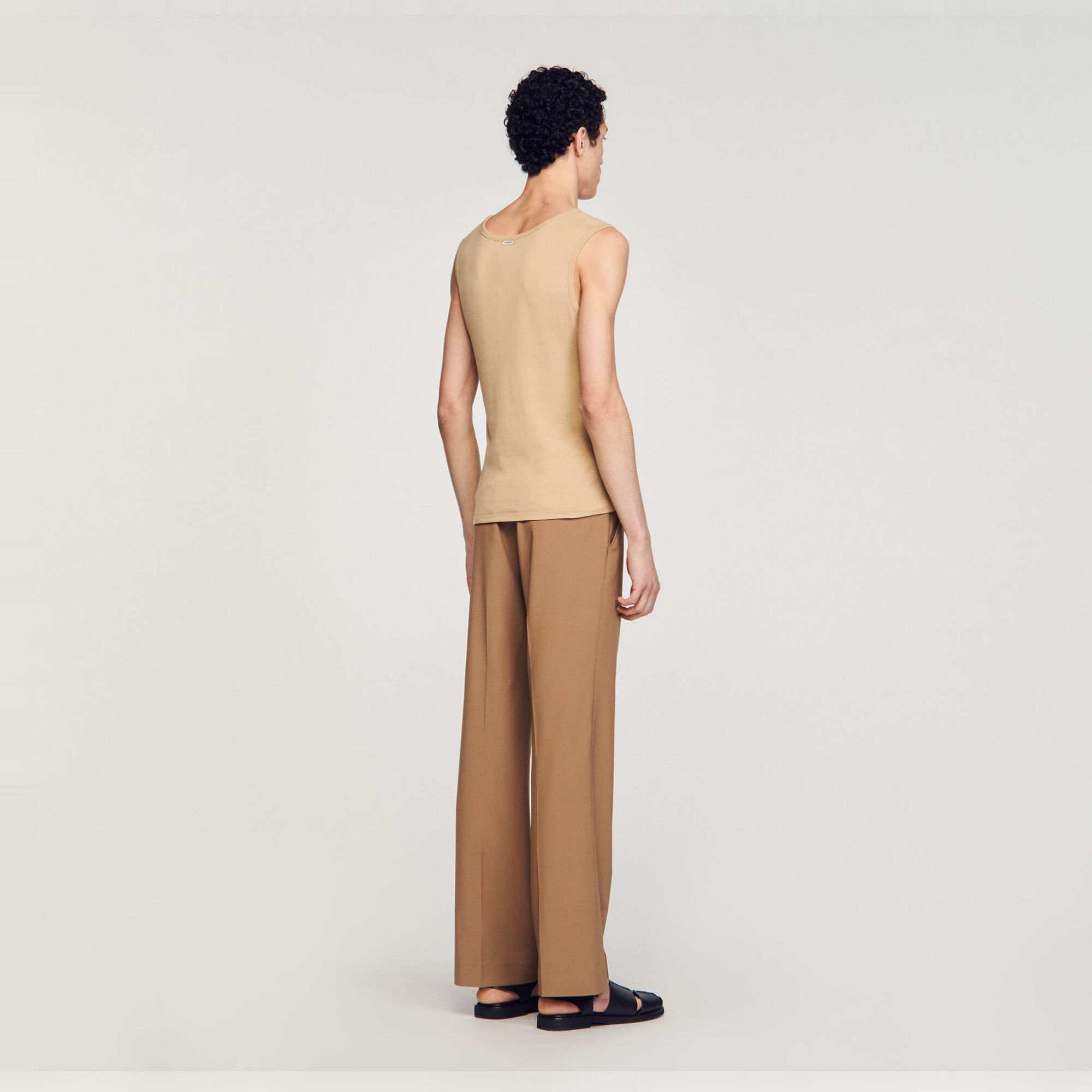 Camiseta de tirantes de algodón