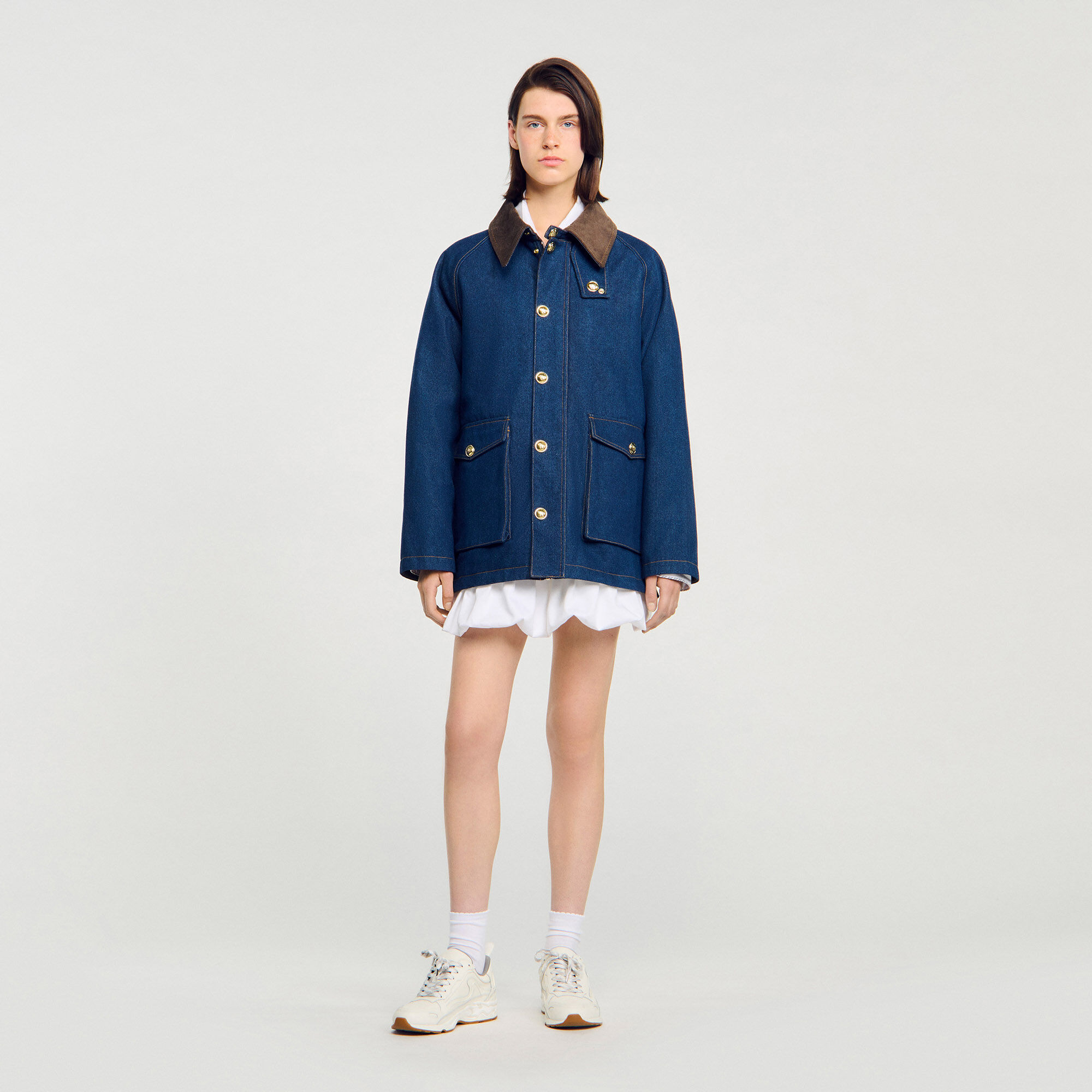 Chaqueta de trabajo de denim