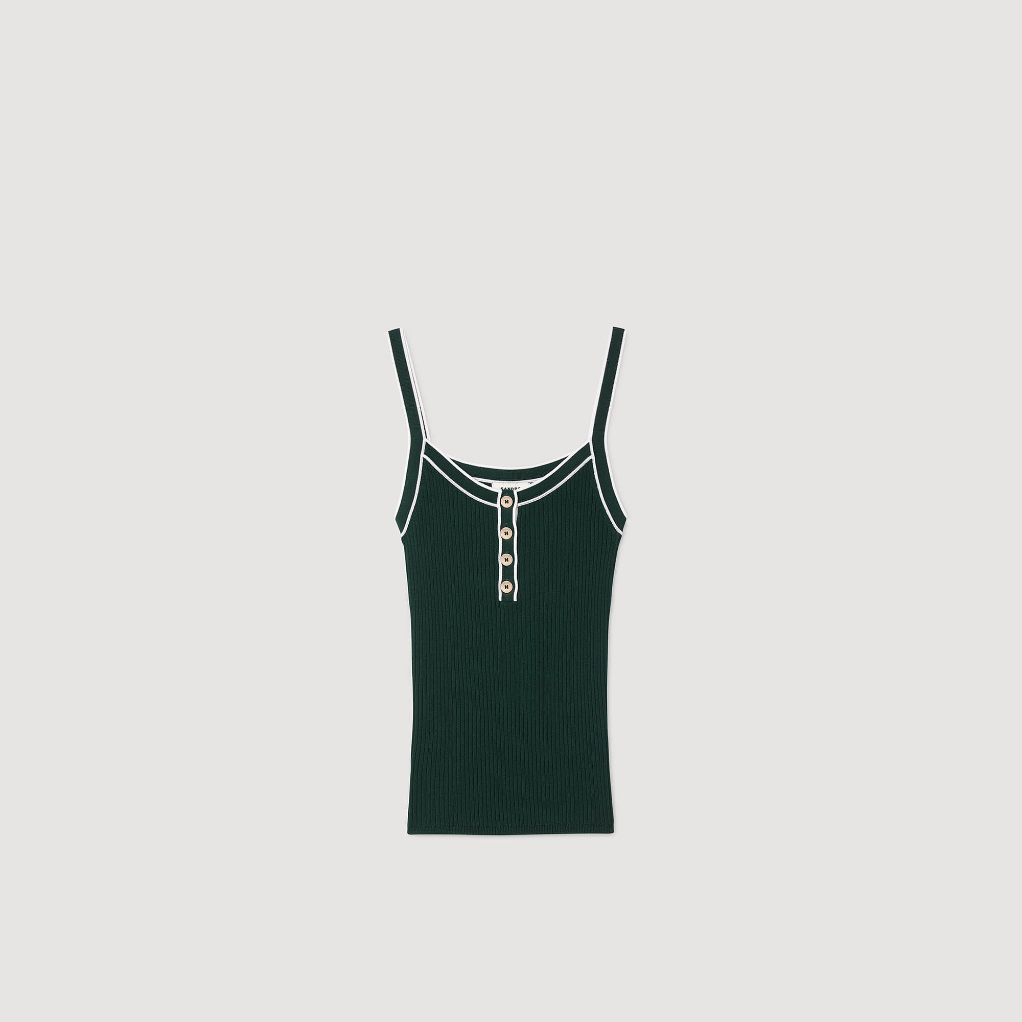 Camiseta de tirantes bicolor