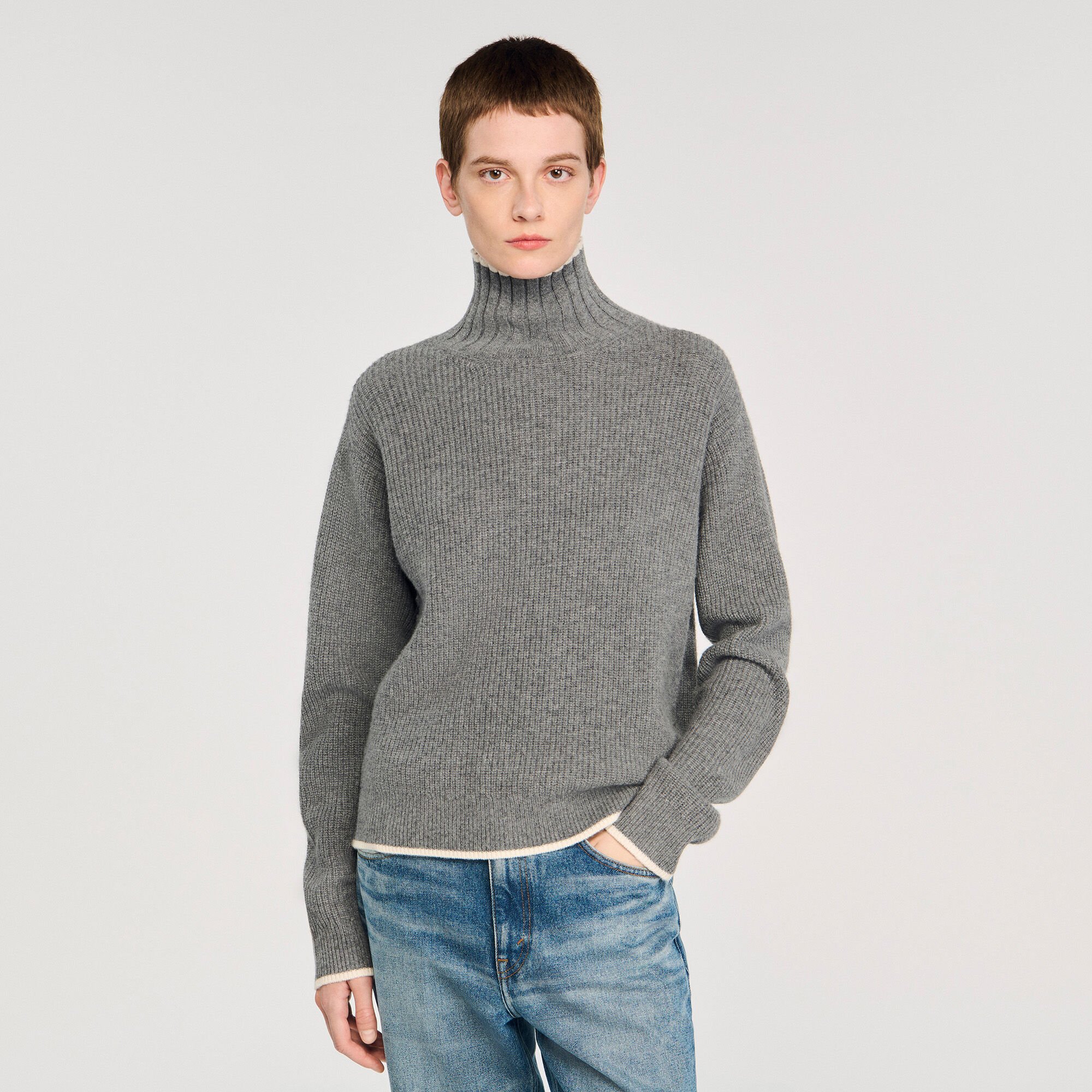 Jersey de cuello alto