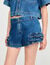 Pantalón corto vaquero con volantes