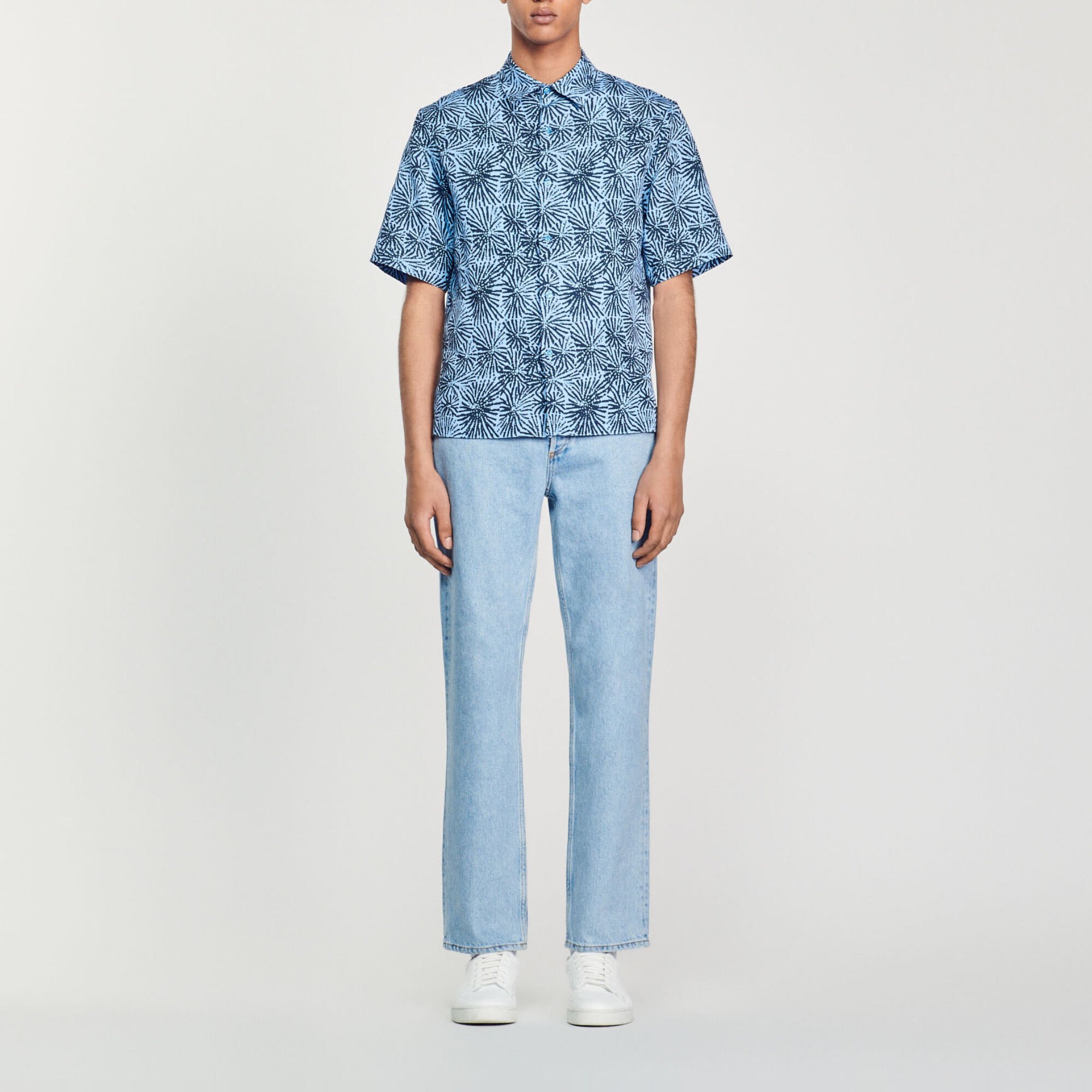 Camisa oversize estampada