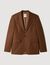 Chaqueta de traje ancha de lana
