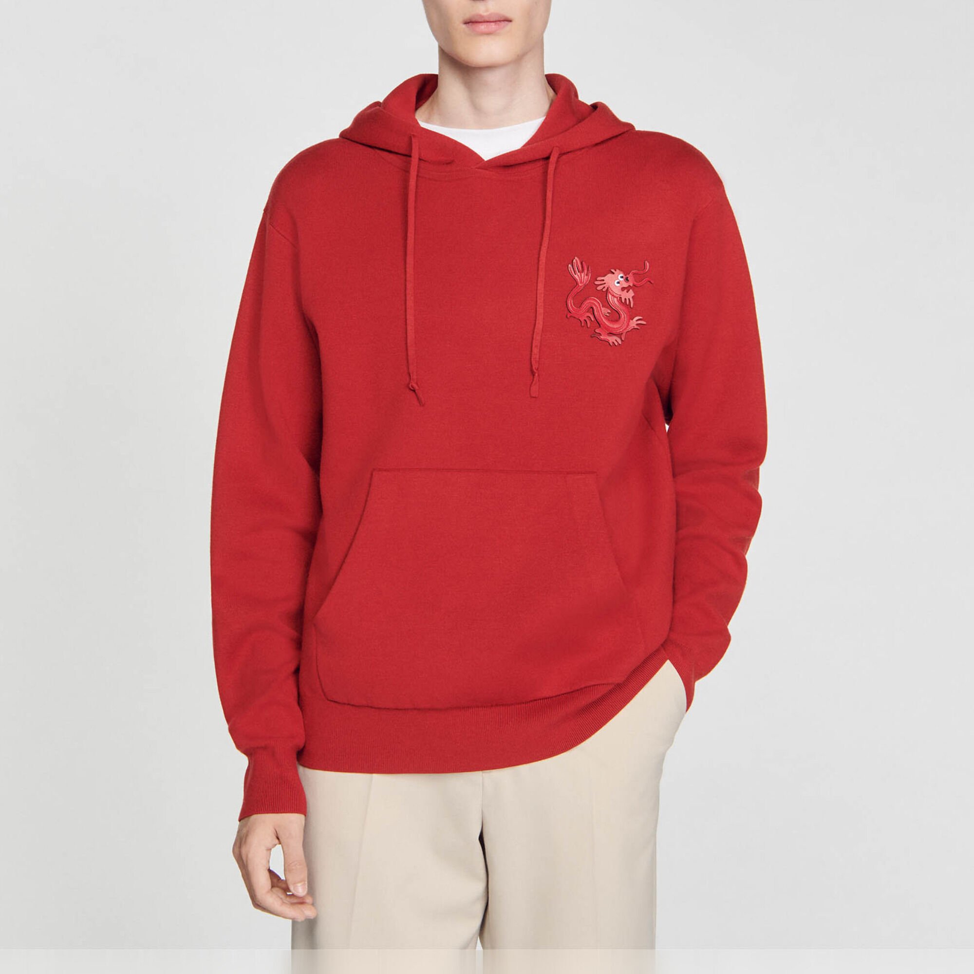 Sudadera con capucha de dragón