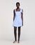 Vestido corto a rayas