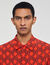 Camisa fluida con estampado de cuerda