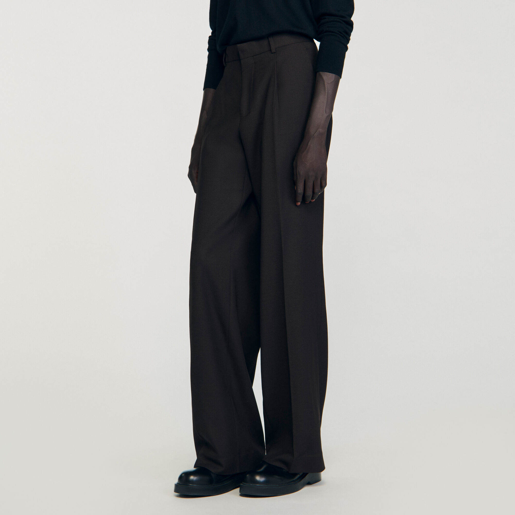 Pantalón de traje en lana