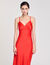 Vestido fluido sin tirantes