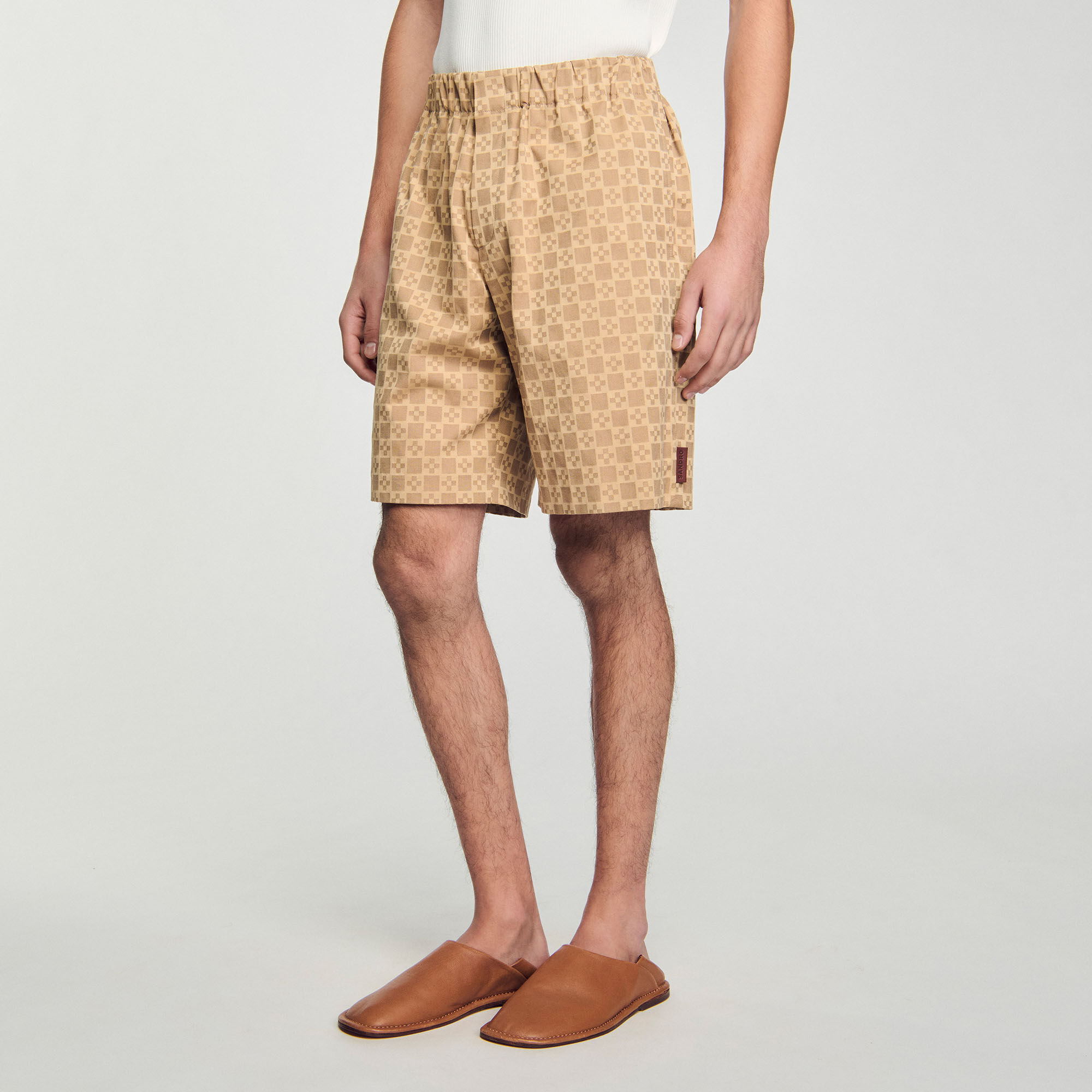Pantalón corto jacquard Square Cross