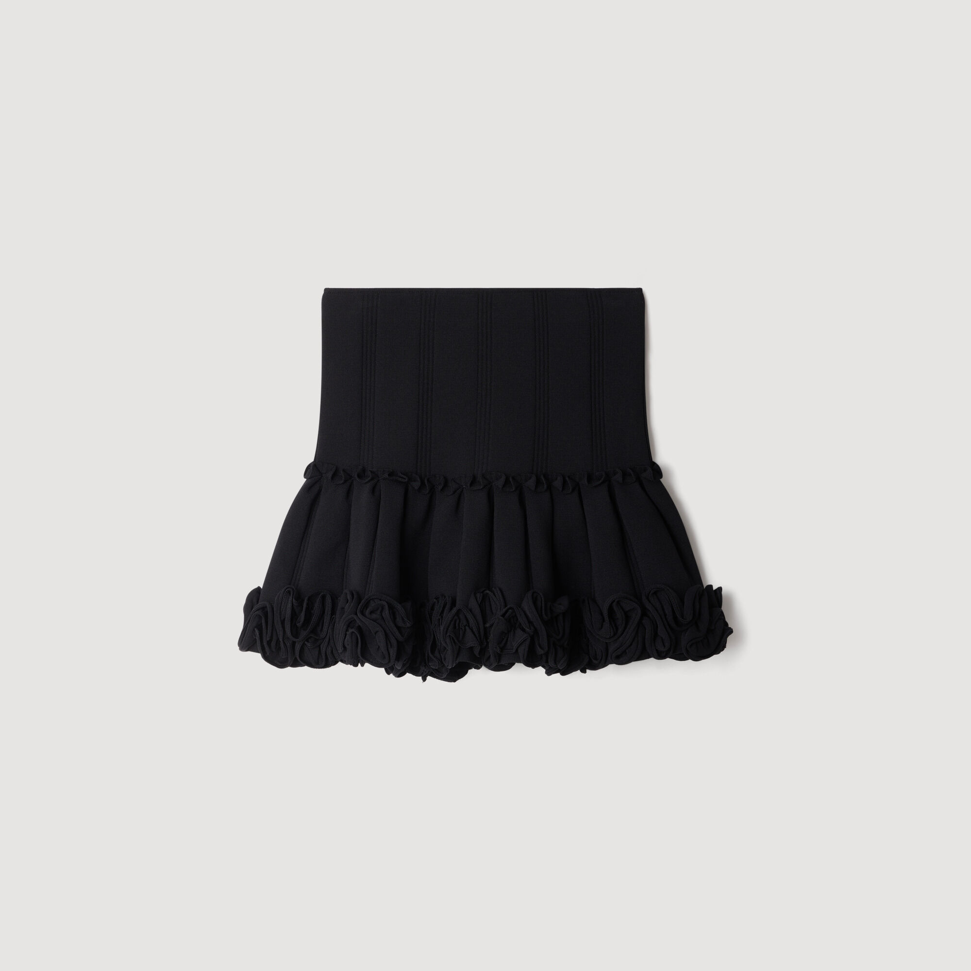 Falda corta de punto de canal&eacute;