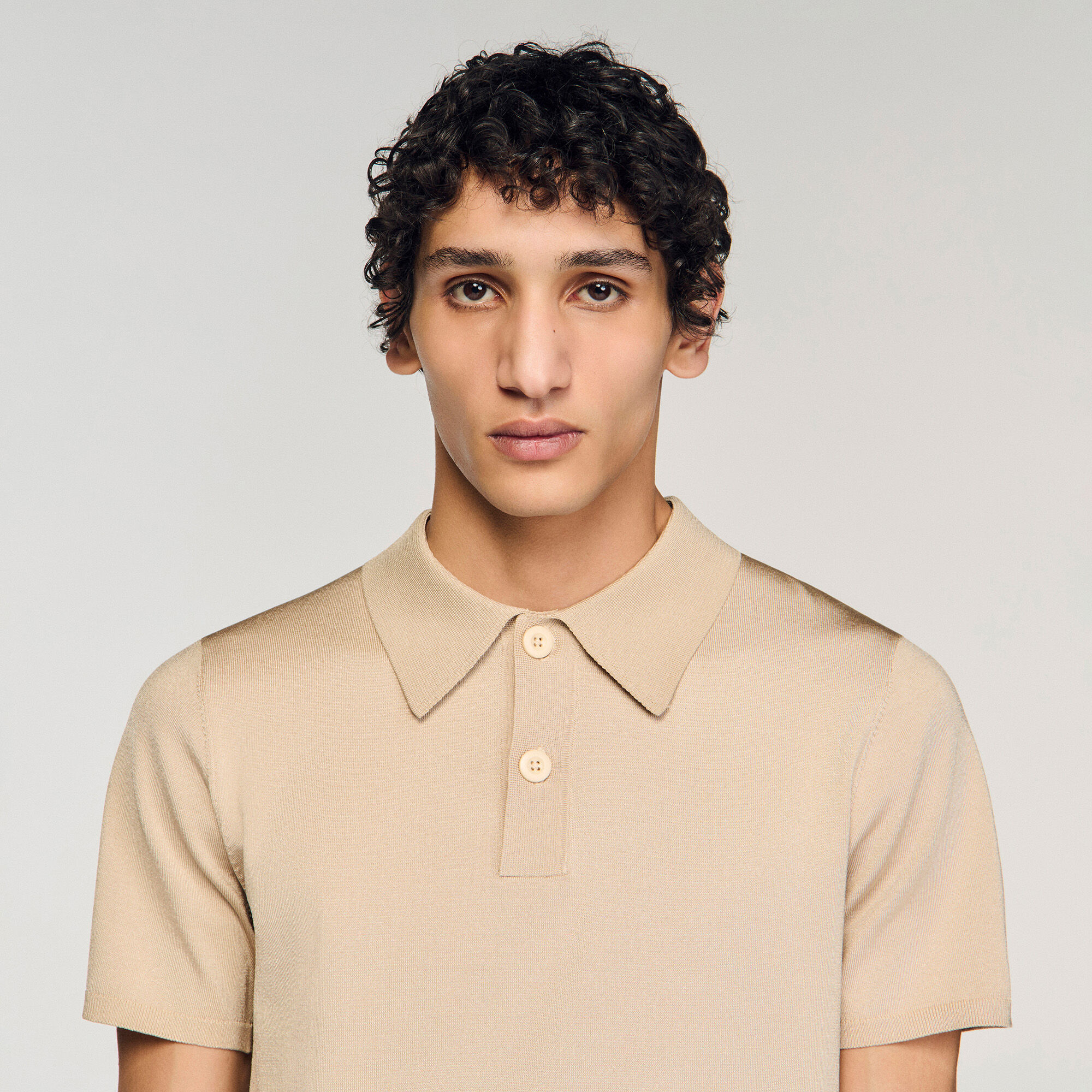 Polo de manga corta de punto