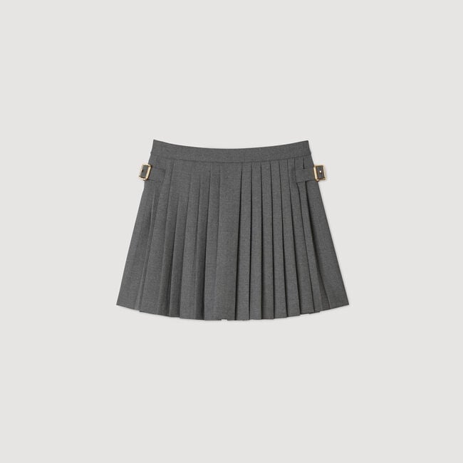 Falda pantalón con pliegues