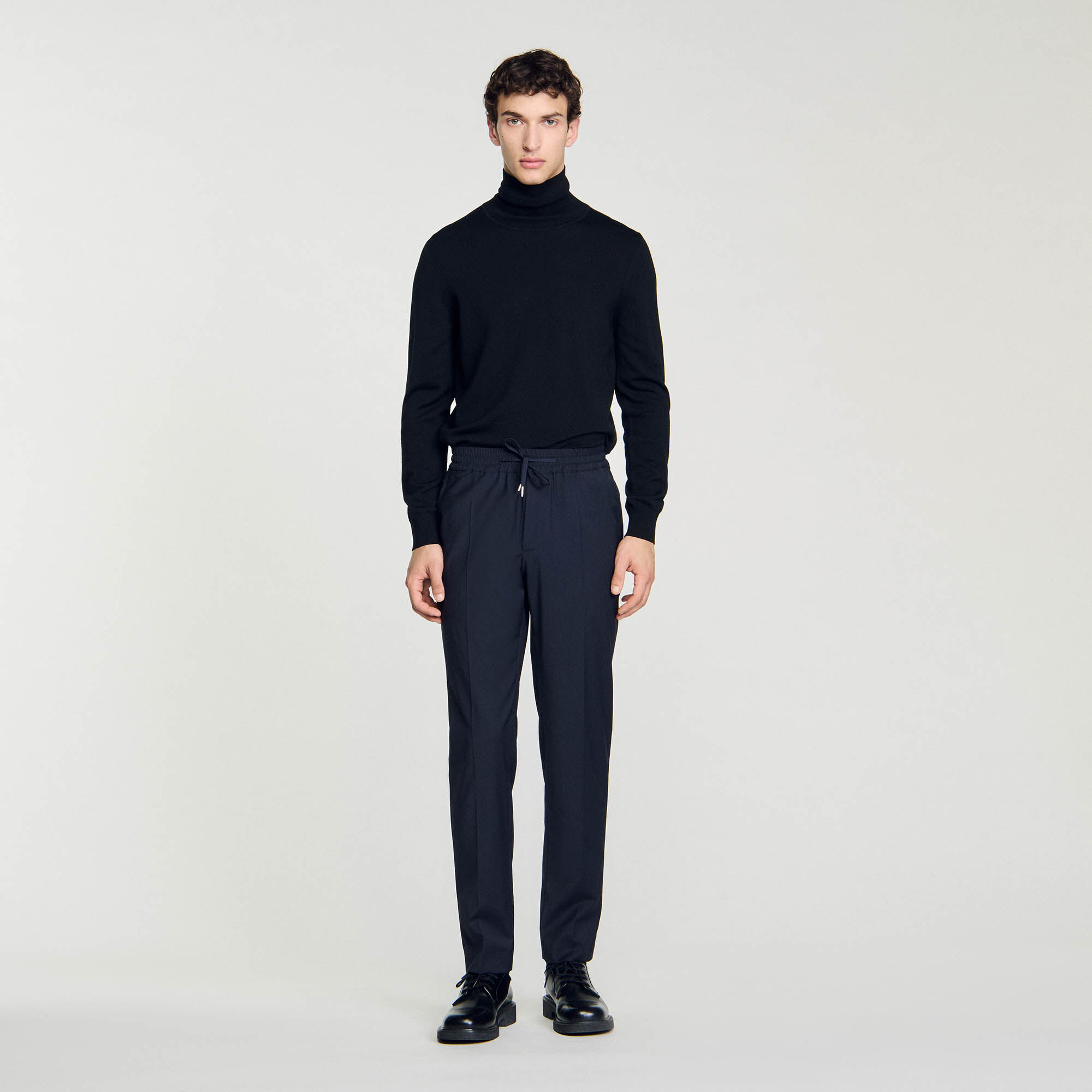 Pantalón recto elástico