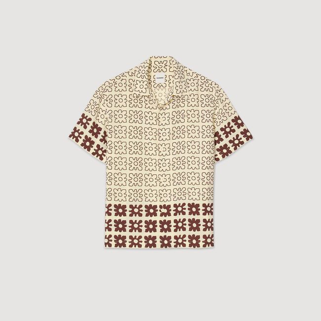 Camisa con estampado floral