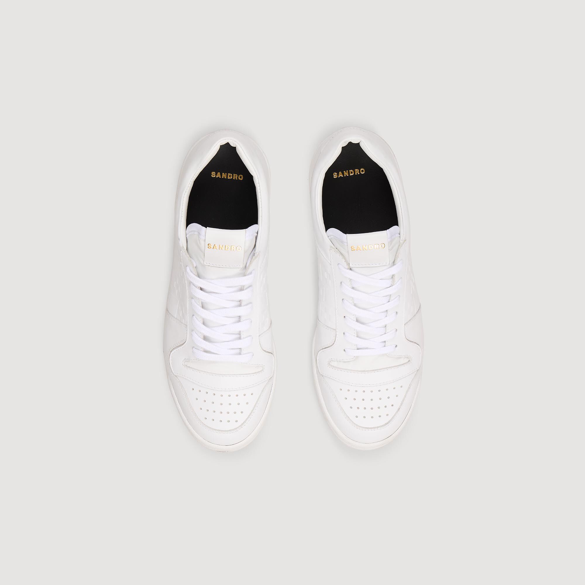 Deportivas bajas de cuero