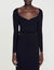 Vestido midi calado