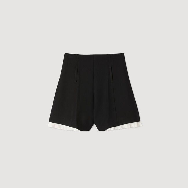 Short de traje con volante