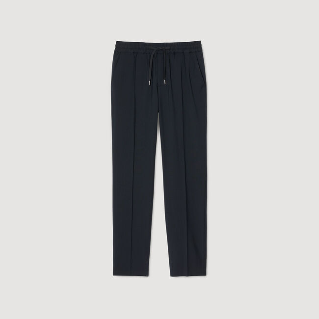 Pantalón recto elástico