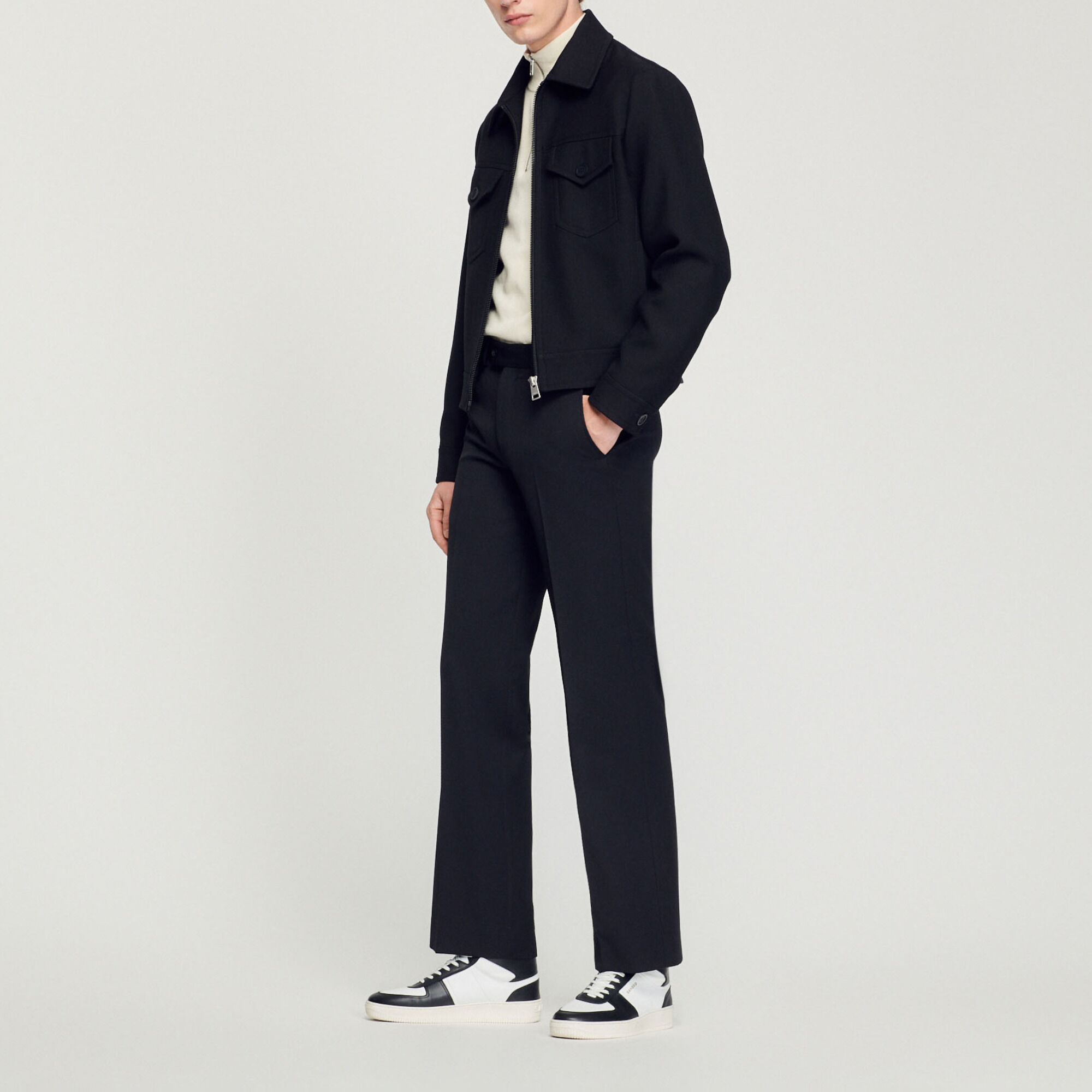 Pantalón de traje de corte ancho