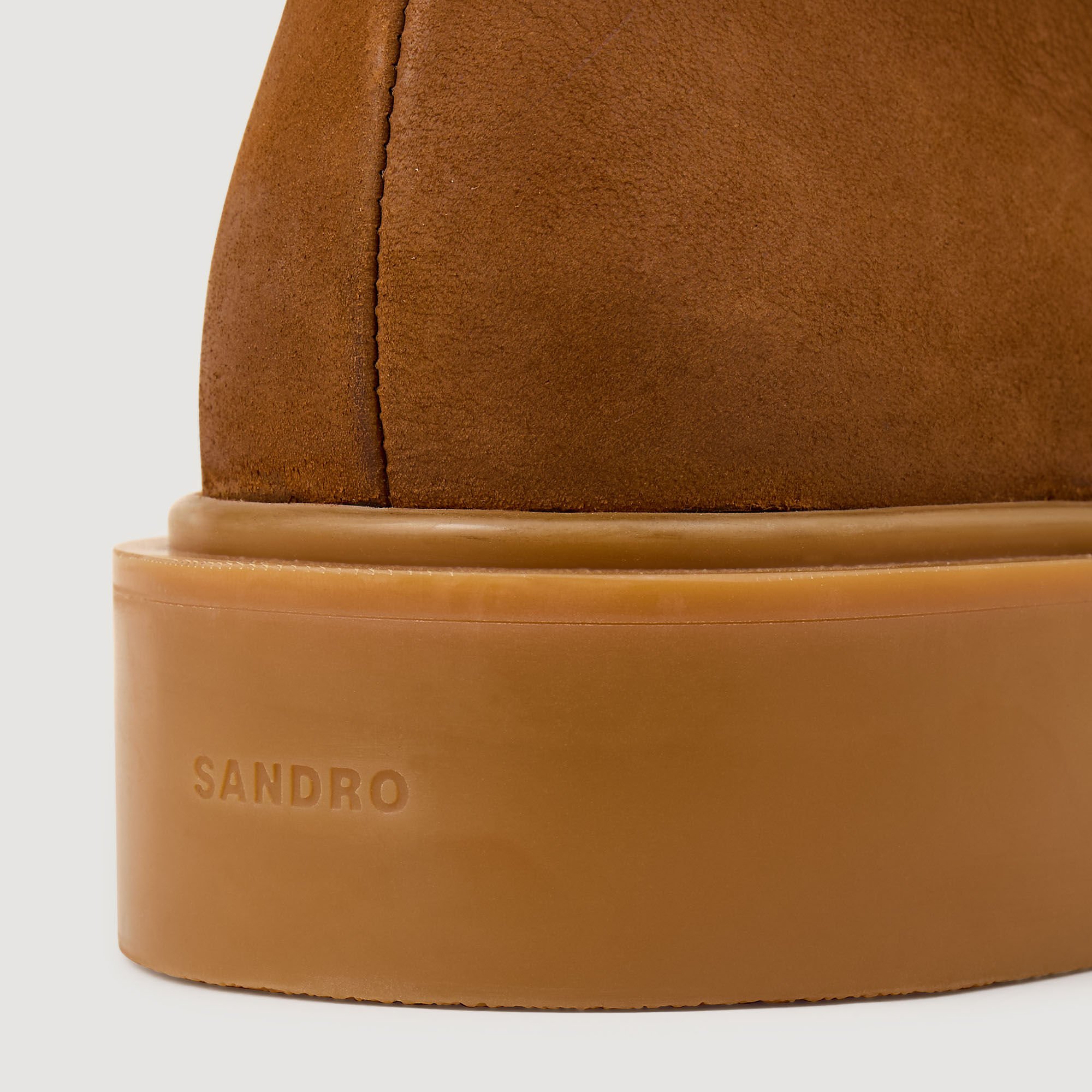 Botines de nobuk y cuero