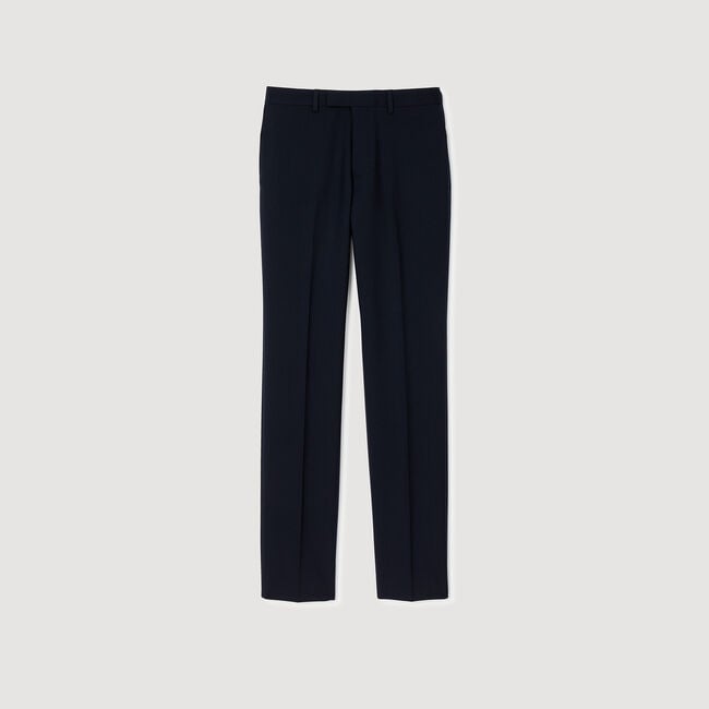 Pantalón de traje de lana