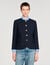 Chaqueta con cuello redondo