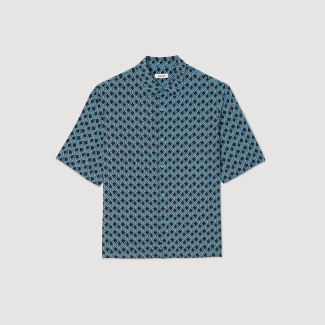 Camisa con estampado de cuerda