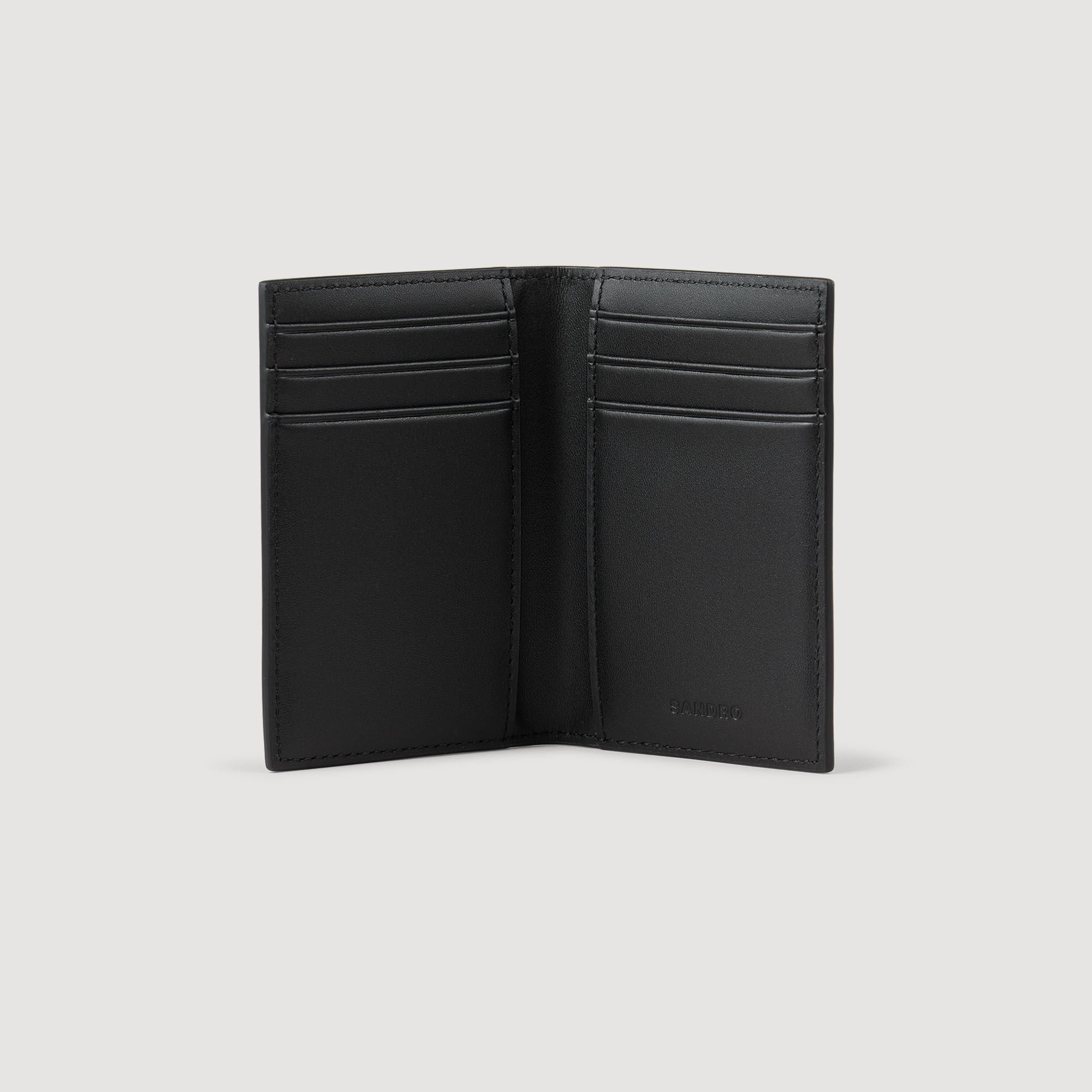 Cartera de cuero reconstituido