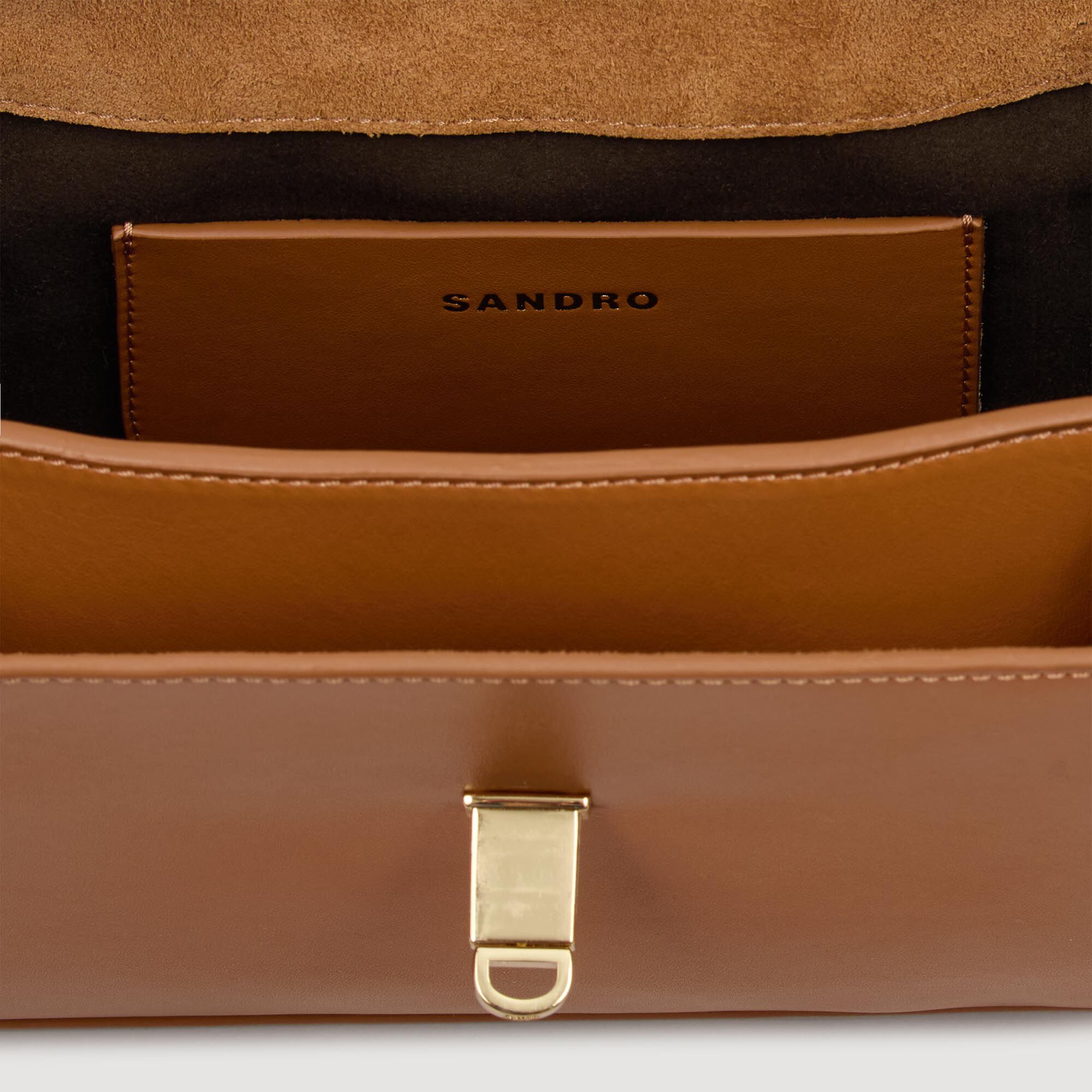 Bolso de cuero liso Le Mambo