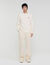 Sudadera oversize con parche de cuero