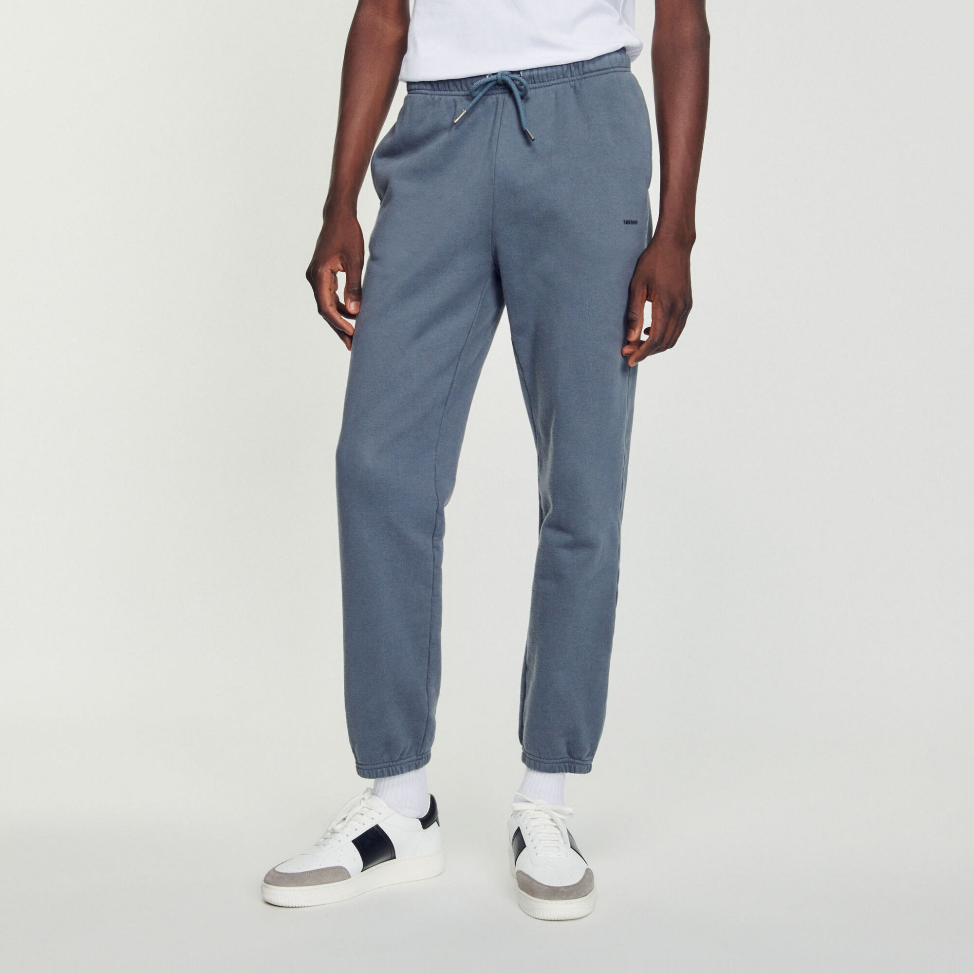 Pantalón de jogging de muletón bordado