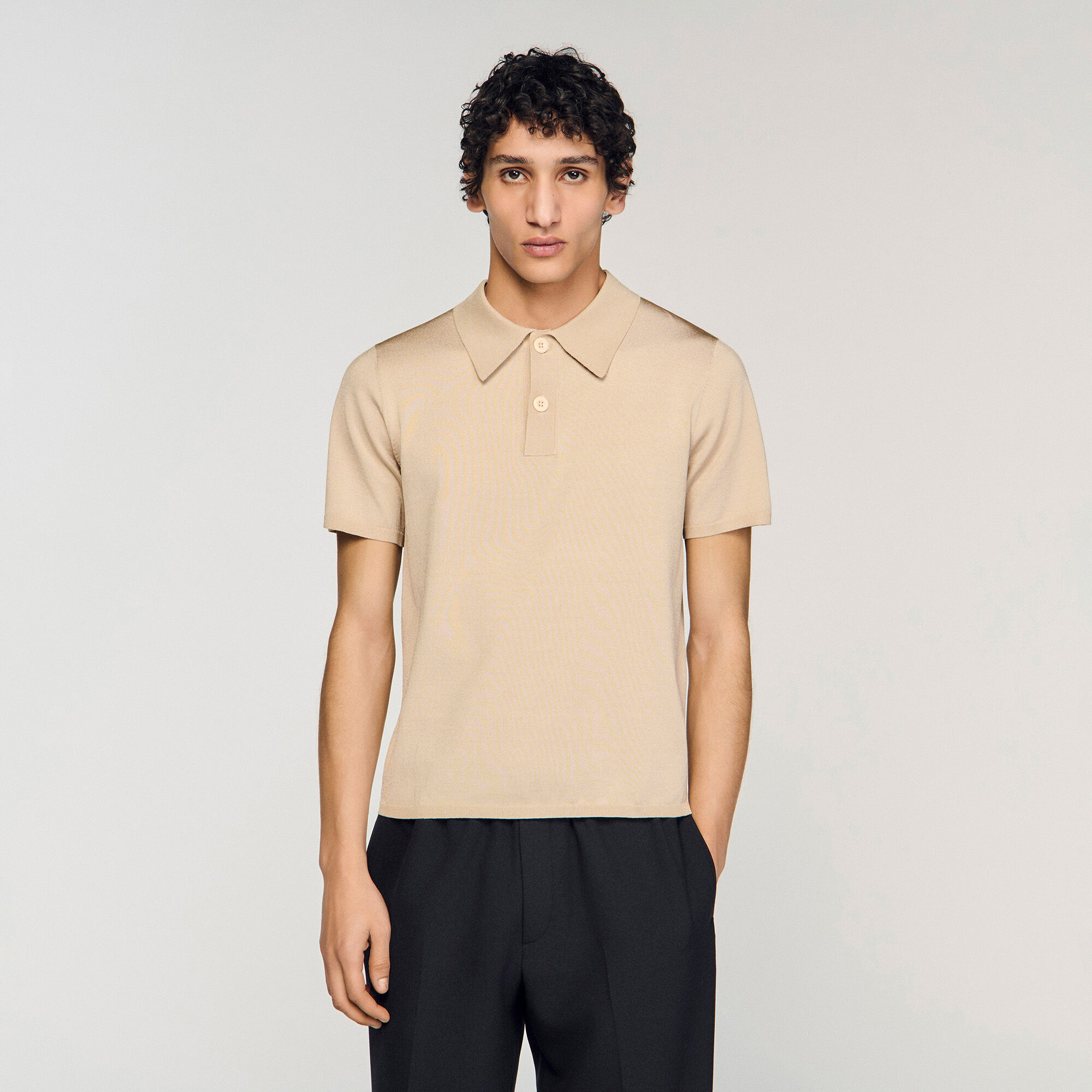 Polo de manga corta de punto