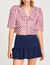 Camisa a rayas con volantes