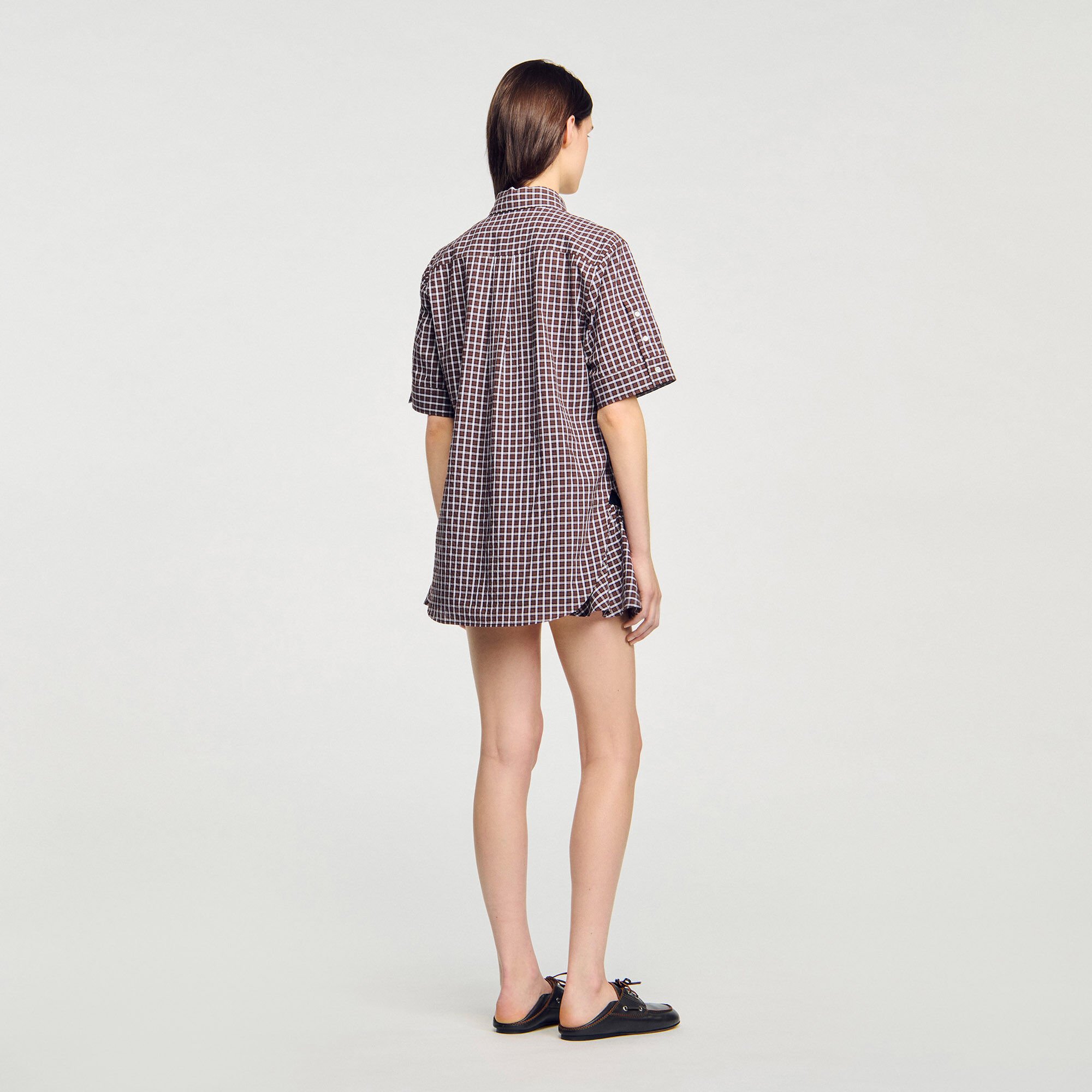 Camisa oversize a cuadros