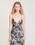 Vestido largo con estampado floral