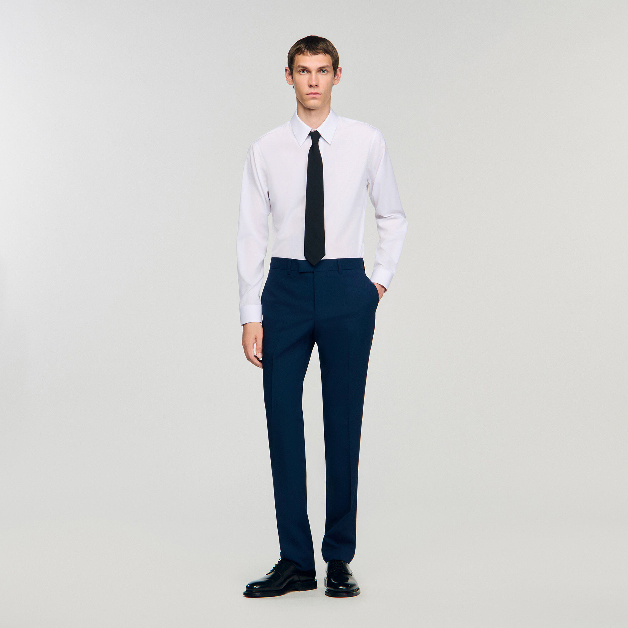 Pantalón de traje de lana