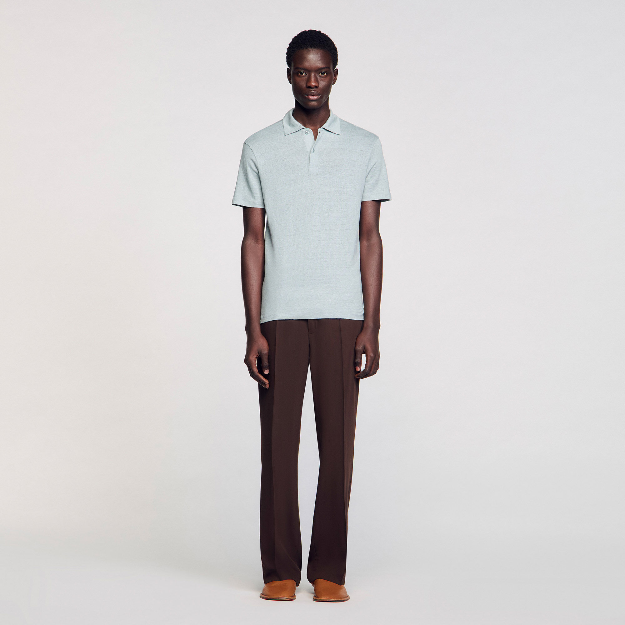 Polo de lino