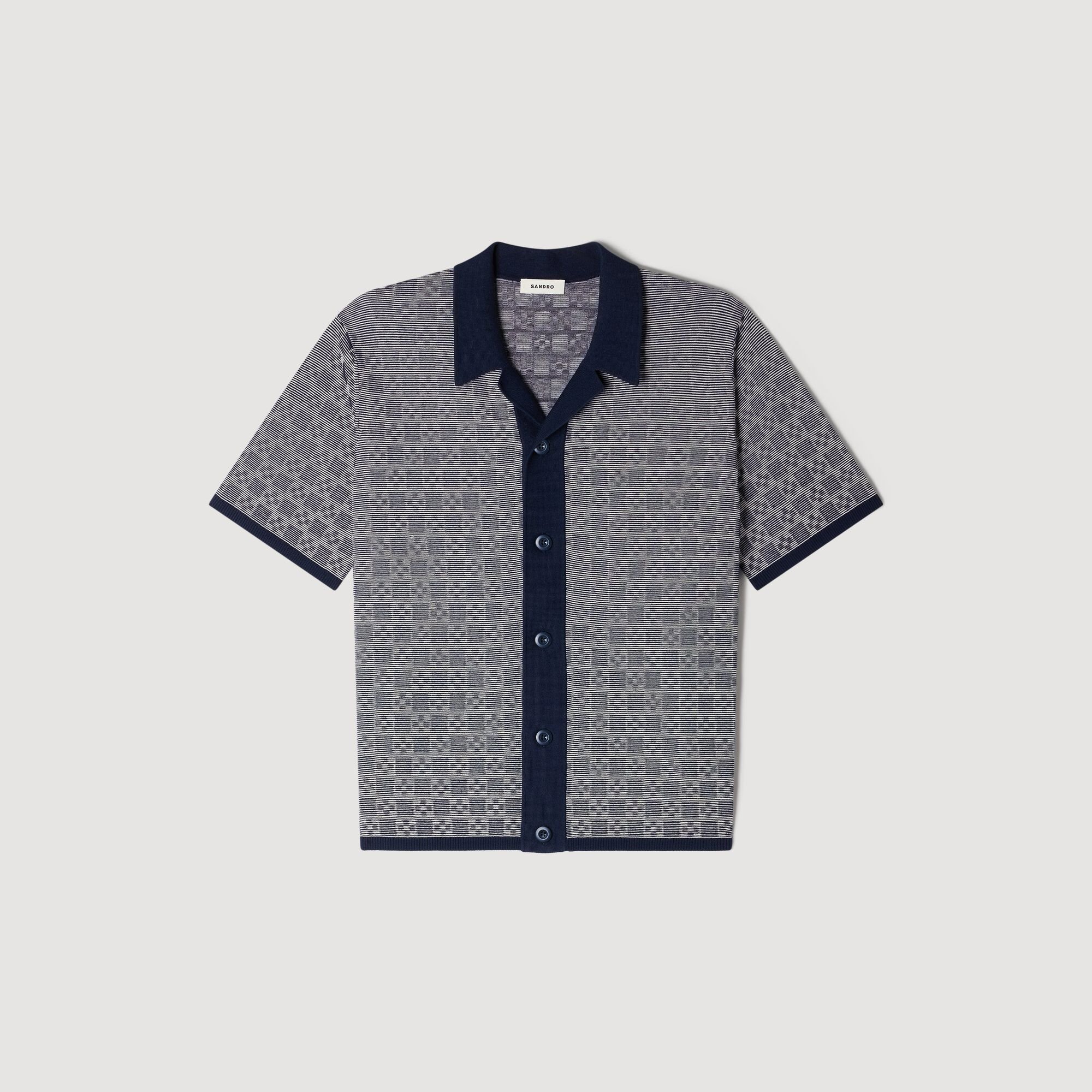 Camisa jacquard Square Cross