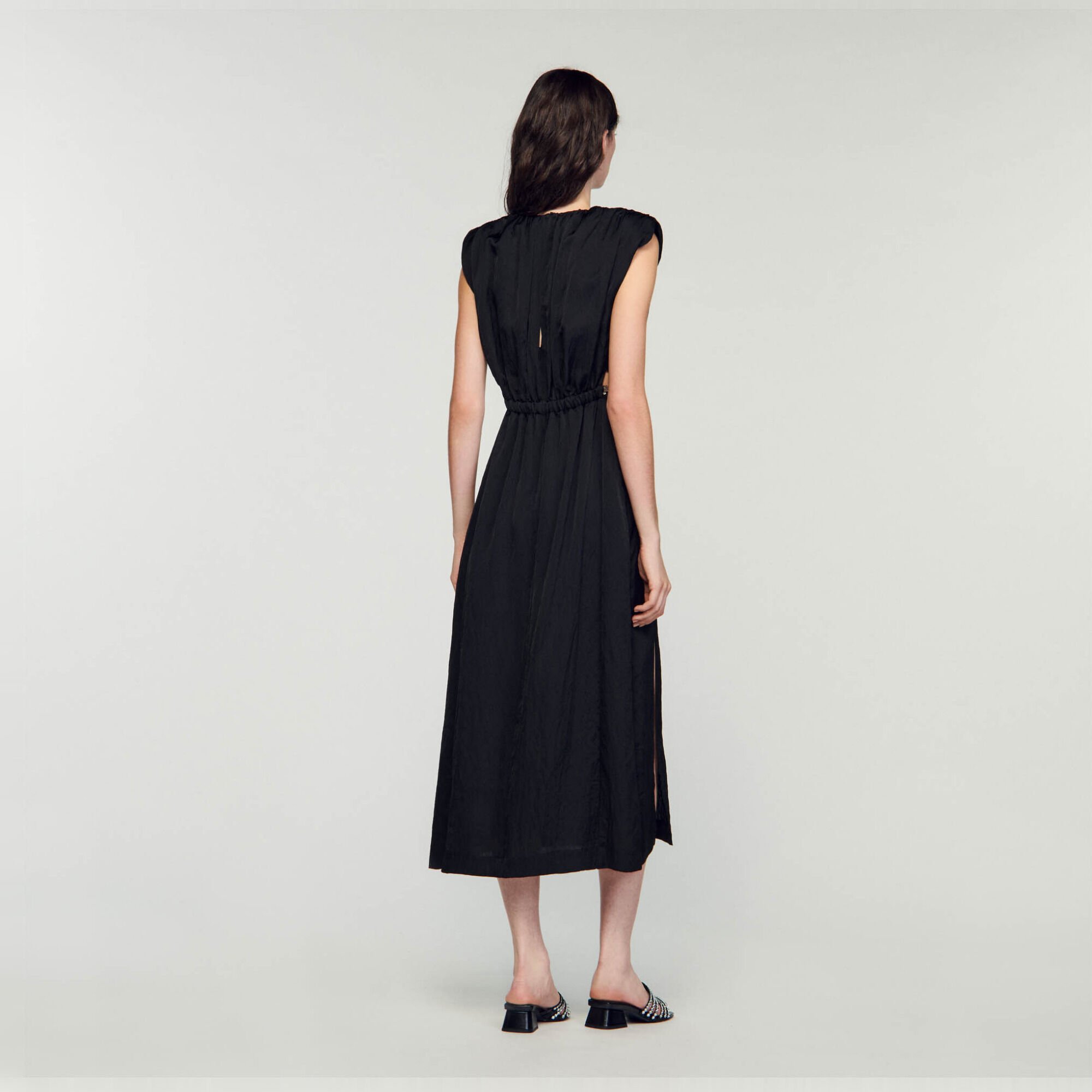 Vestido largo con pedrería