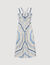 Vestido largo con espirales