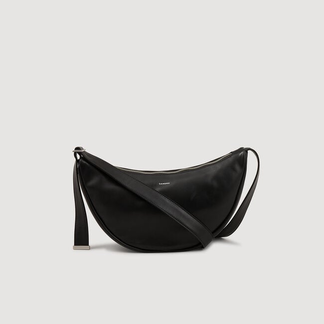 Bolso hobo pequeño de cuero