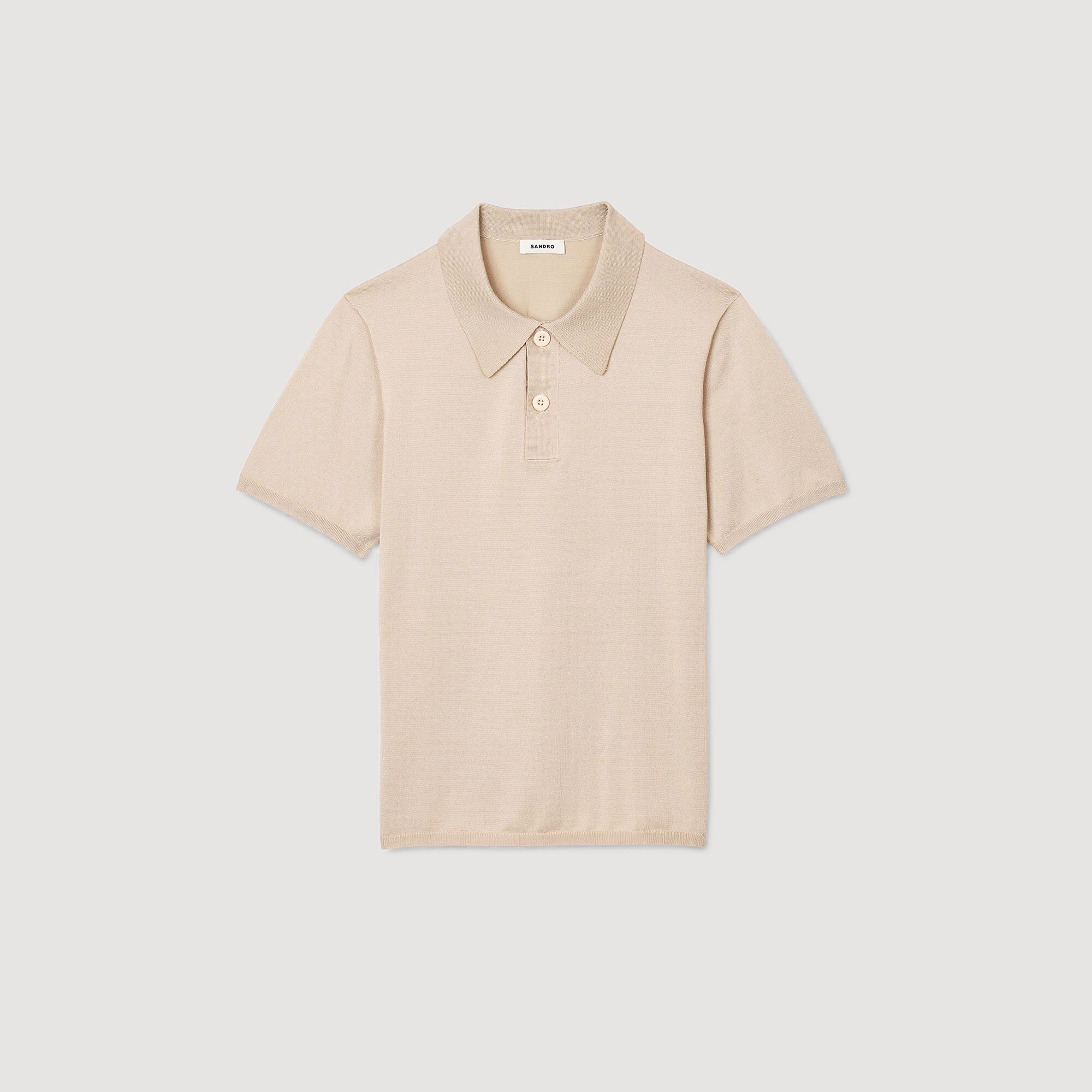 Polo de manga corta de punto