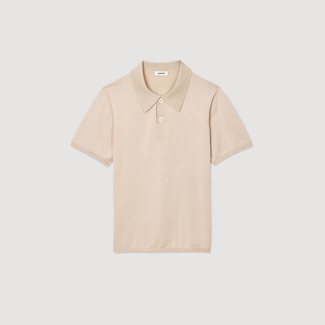 Polo de manga corta de punto