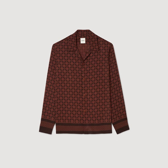Camisa fluida estampada
