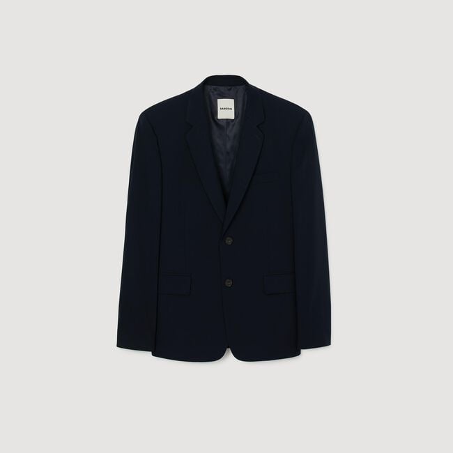 Chaqueta de traje de lana