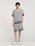 Camisa fluida con estampado Square Cross