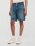 Pantalón corto de denim elástico