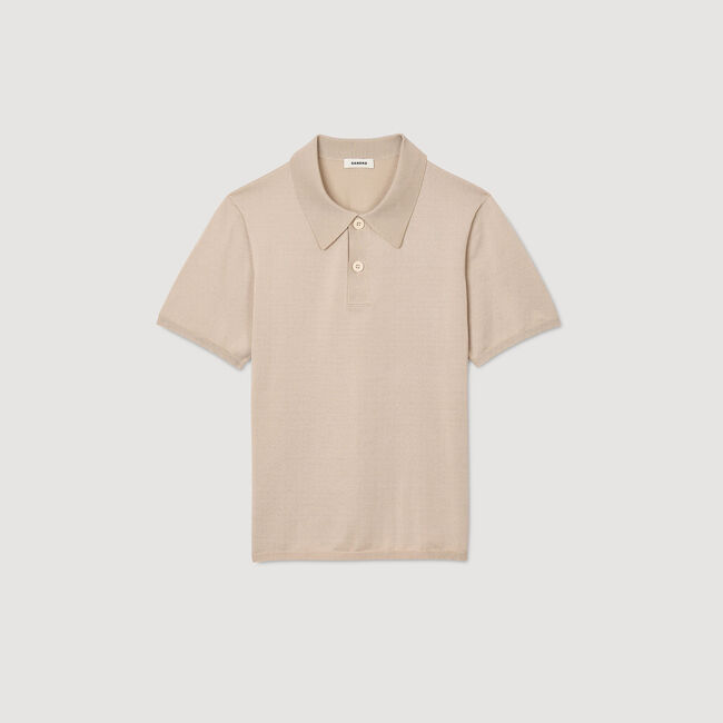 Polo de manga corta de punto