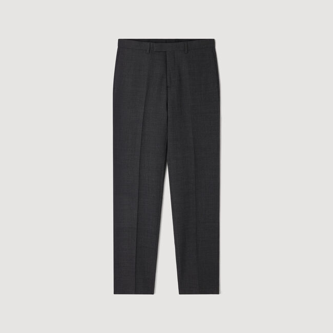 Pantal&oacute;n de traje de lana - Hombre | Sandro