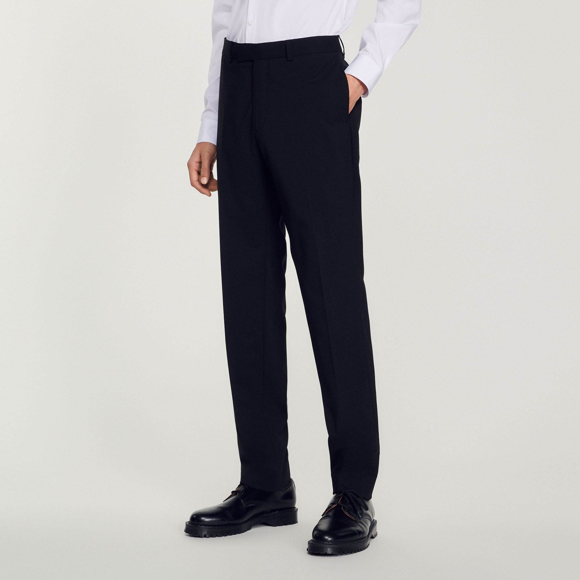 Pantal n de traje de corte cl sico SHPPA00978 Pantalones